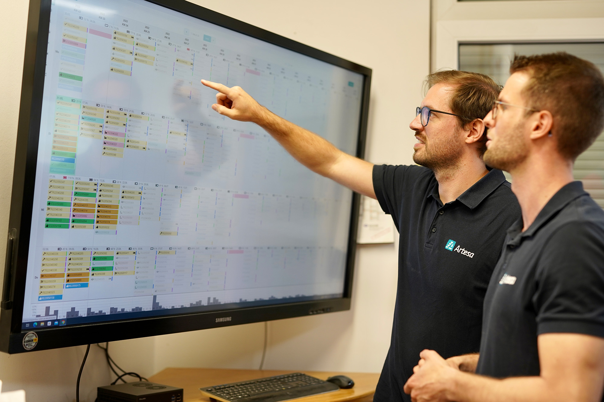 Die digitale Plantafel zur optimalen Einsatz- und Terminplanung.