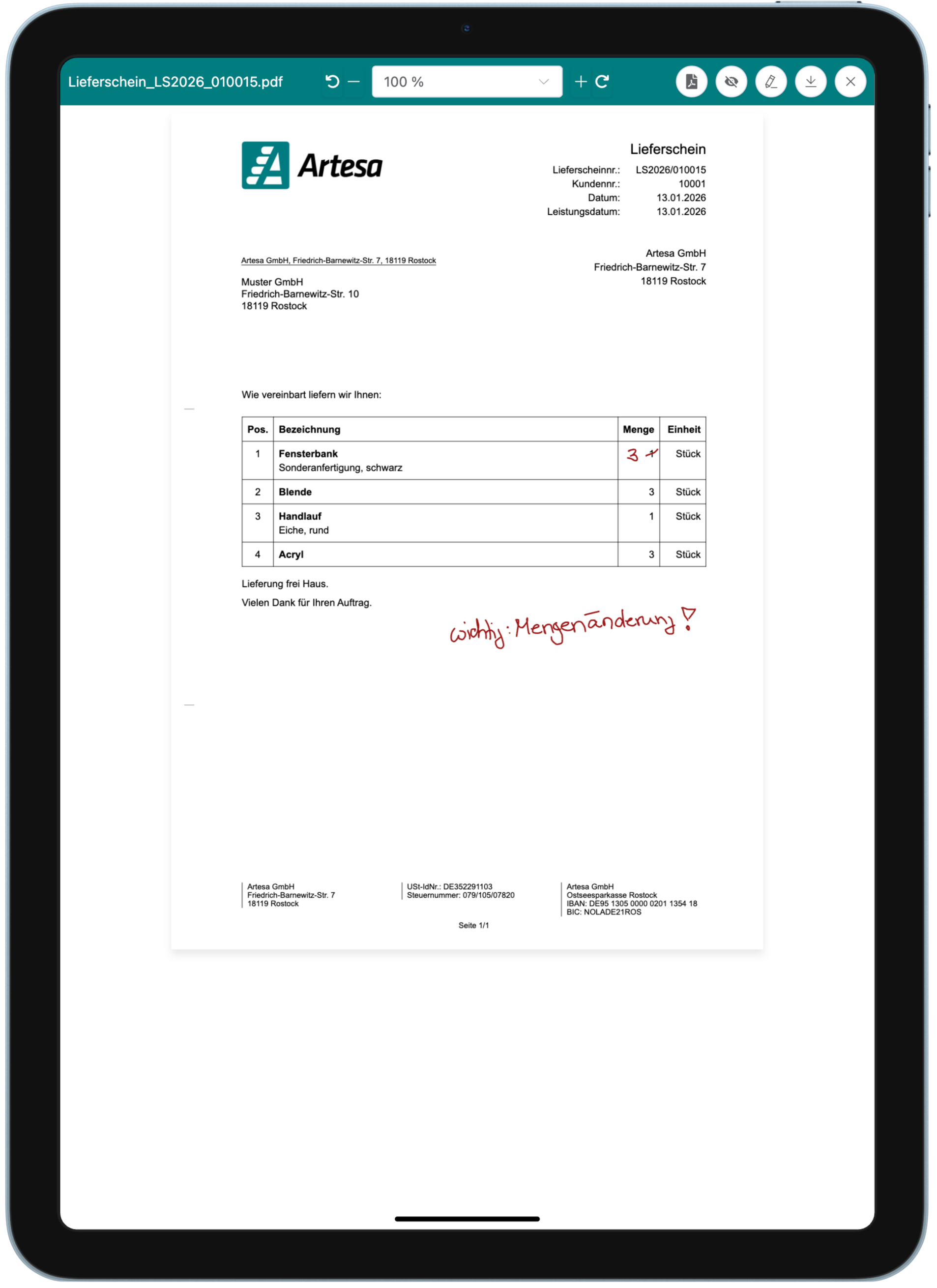 Digitale PDF-Anmerkungen im Handwerk