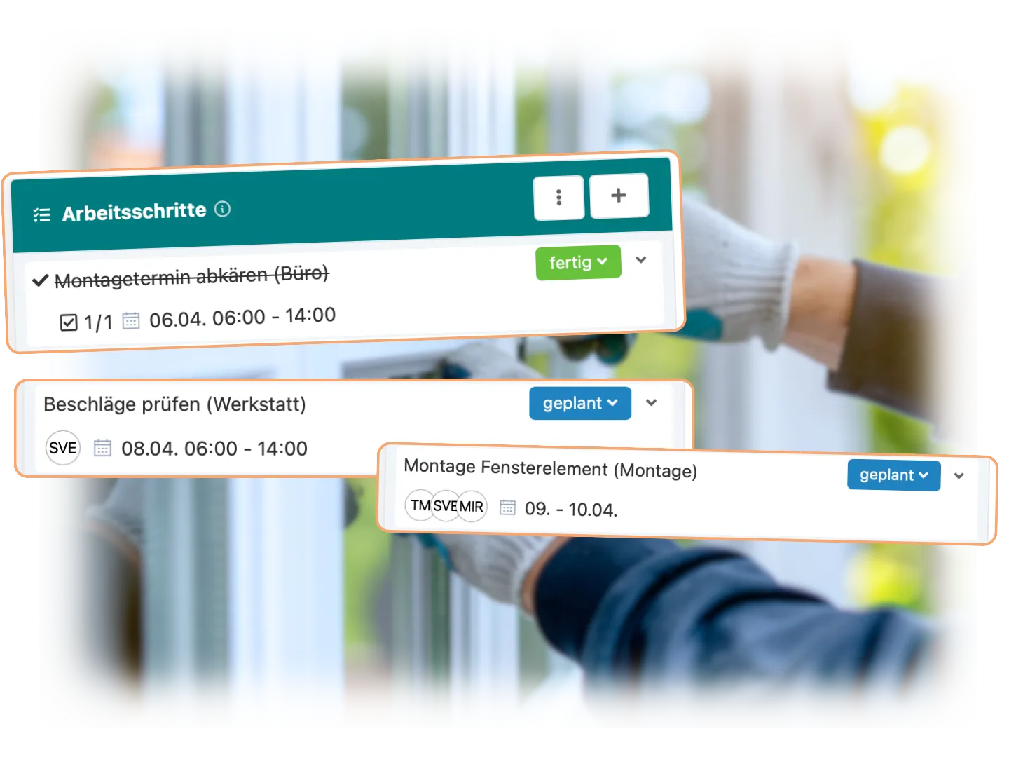 Artesa Handwerkersoftware für Fensterbauer