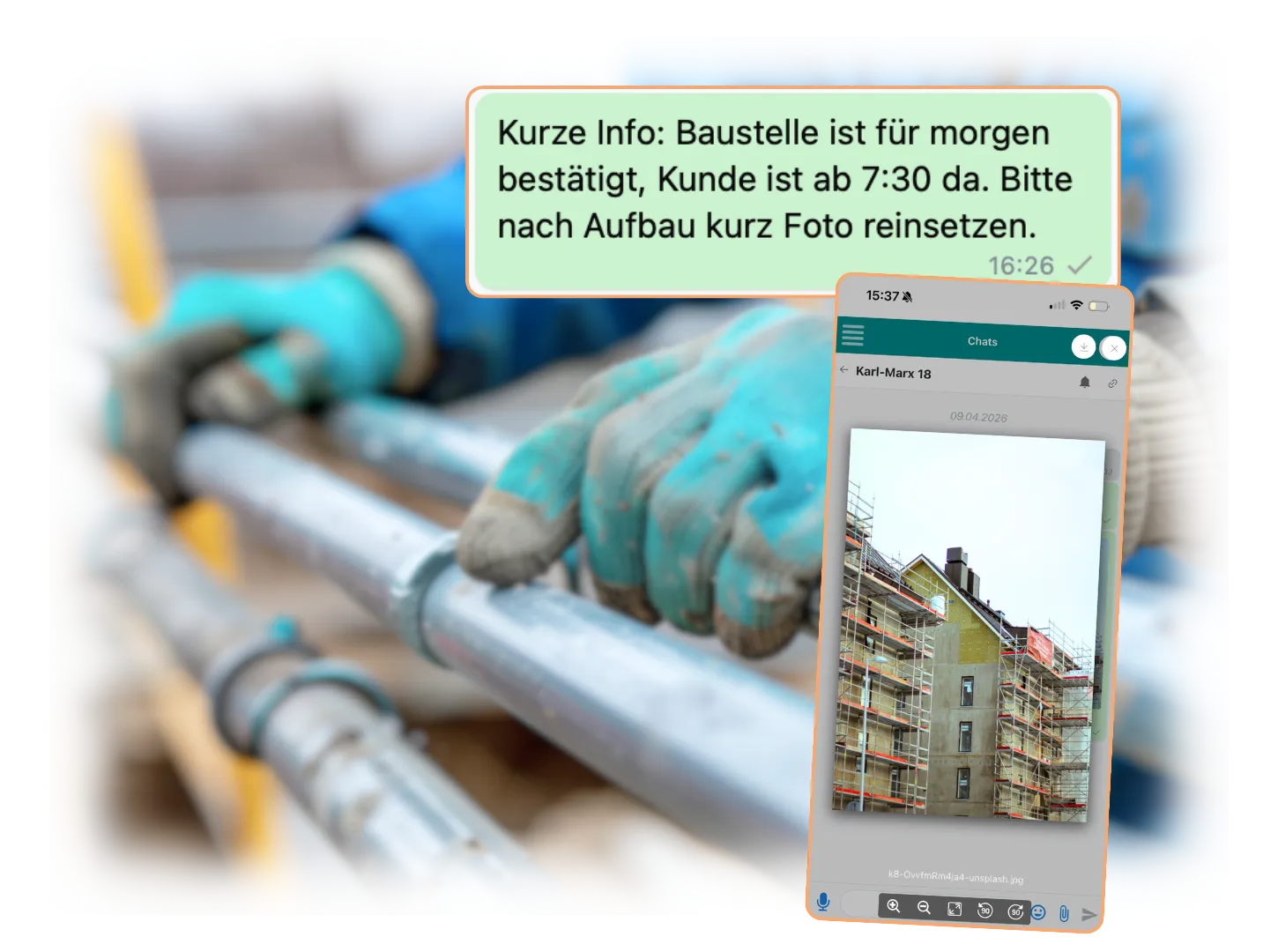 Artesa Handwerkersoftware für Gerüstbauer