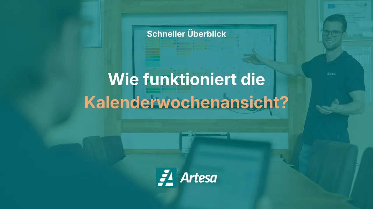 Plantafel – Auslastung im Blick